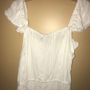 Forever 21 Off The Shoulder Lace Blouse
